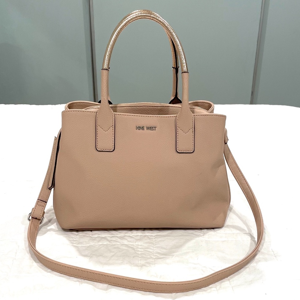 Nine West Blush Pink Pebbled Shoulder Bag - Picture 5 of 9